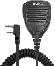 Joy Role Microphone Two Way Radio Mic Accessories Ham Radio Speaker Suitable for Baofeng UV-5R BF888S Retevis Quansheng UV-K5 Kenwood Wouxun B-tech (1Pack)
