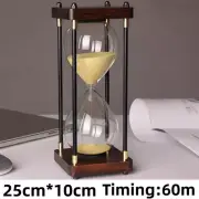Large Hourglass Sand Timer Decorative Vintage Glass Clock Sand Glass 60 Minutes