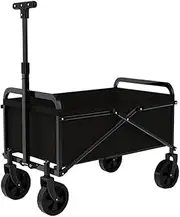 Camping Car On Wheels Wagon Large Foldable Camping Cart Garden Outdoor Carts Portable Barbecue Trolley Multifunctional(Mini cart)