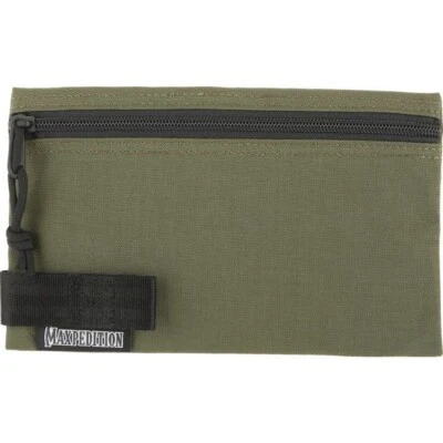 Maxpedition Two-Fold Pouch Lightweight Zippered 500D OD Green Nylon - 2128G