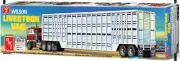 AMT 1106 1:25 Wilson Livestock Van Trailer Model Truck Kit