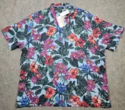 Tommy Bahama Shirt Men 3XL Silk Blend Island Zone Garden of Hope and Courage NWT