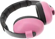 ibasenice Anti-noise Earshield Noise Reduction Ear Muffs Headsets Hearing Protection Earmuff Sound Insulation Earmuff Abs Hood Pink