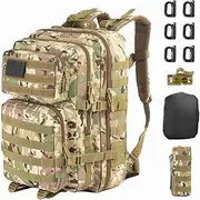 GZ XINXING 42L Large 3 Day Assault Pack Military Tactical Army Molle Rucksack Backpack Bug Out Bag Hiking Daypack for Hunting Camping Hiking Traveling with Water Bottle Pouch Carrier