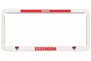 2x OFFICIAL AFL ESSENDON BOMBERS Car Number Plate Frame Cover Surround