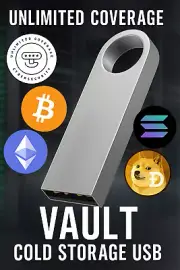 Unlimited Coverage Vault: Cold Storage Crypto Wallet USB – Secure Offline Crypto
