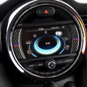 Fit For Mini Cooper F54 F55 F56 F60 Carbon Fiber GPS Navigation Sticker Trim (for: Mini)