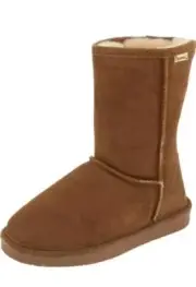 Bearpaw Emma Short - Sheepskin Boots - 608w Hickory - 7 Medium. Free Ship
