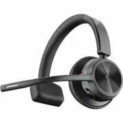 Poly Voyager 4300 UC 4310 Wired/Wireless Over-the-head, On-ear Mono Headset - Black - Microsoft Teams Certification