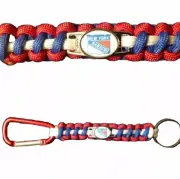 New York Rangers Inspired Paracord/Survival Keychain