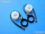 2 Gray Ear-loops and 2 Eargels for Motorola H520, H525, H17 & HX600 Boom, Boom 2