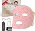 LED Light Therapy Mask, Wireless Multi-Color Red Light Therapy for face