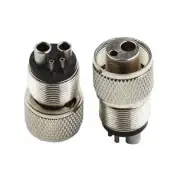 Adaptador pieza de mano de turbina Dental conector cambiador de 4 y 2 agujeros