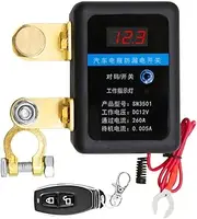 DC 12V Remote Battery Disconnect Switch Prevent Battery Drain 260A Automobile Battery Remote Disconnect Switch Fit for Car Truck SUV(A)