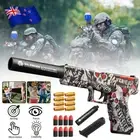 Classic 1911 Gel Ball Pistol Toy Gun - Shell Ejecting Soft Bullet Model For Kids