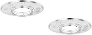 Cabilock 2pcs Stainless Steel Oil Drain Rack Efficient Oil Drain Pan for Frying Pot Side Dishwasher Safe Tray