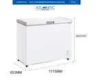 Chest Freezer Deep Freezer 299 Litre White Storage Freezer