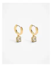 [Country Road] Ava Large Crystal Hoop Earring in Gold