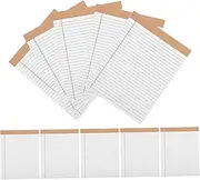 NAMOARLY Notebook 10 Pads 30 Pages Each Legal Size Wide Ruled for Note-Taking and Task Management