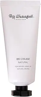 BR Waterfull Korean BB Cream Tinted Moisturizer | Hydrating Toning Dewy Finish Youth Glow Blemish Balm Redness Corrector | Illuminating Face Primer Foundation for Glowing Skin Tone | Light, Natural (Natural)