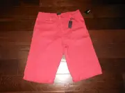NWT BUFFALO DAVID BITTON HULA CEASAR BUMYB1104 Short Size 18 Youth Red