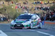 Jari Matti Latvala (FIN) Ford Fiesta RS WRC on stage 7 2011 WRC Old Photo 2