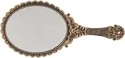 IWOWHERO Cute Butterfly Hand Mirror Hand Held Makeup Mirror Vintage Compact Travel Friendly
