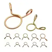 20Pcs Metal Spring Clips Clamp Fuel Line Hose Tubing Motorcycle Scooter kit