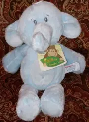 Aurora Babies Jungle Tails Cheeky Charlie Ethan Elephant Plush SEWN EYES LOVEY X