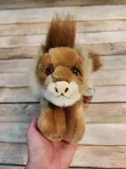 NWT Vintage Aurora Flopsies Beanie Lion Plush