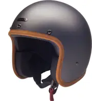 Hedon Hedonist Molten Ash ECE, open face helmet , color: Matt-Dark Grey , size: M