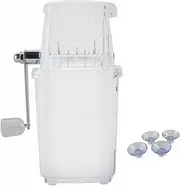 [Generic] Ice Shaver, Manual Portable Ice Shaver Machine, Small Hand Crank for Snow Cone, Slush, Shaved Ice, Shaved Ice Machine for Celebrations, Home, Beach Parties