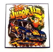 JUNGLE JIM Liberman 1977 Chevrolet MONZA "Far Out" Sticker NHRA RACING Decal