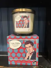NEW! Huntington Home Pop Art 14 oz Soy Blend Jar Candle Love Stinks w/ Gift Box