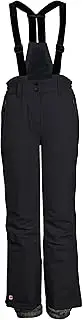 [killtec] KSW 152 GRLS SKI PNTS 41188-000 Girls' Ski Trousers with Bib, Edge Protection and Snow Guard Pink 152