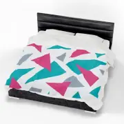 90s Retro Fleece Blanket Jazz Cup Throw Vaporwave Aesthetic Bed Sofa Gift