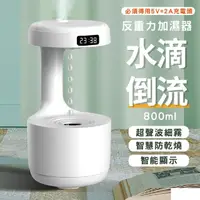 在飛比找momo購物網優惠-【智慧家電】USB水滴反重力加濕器(空氣淨化 霧化香薰機 香