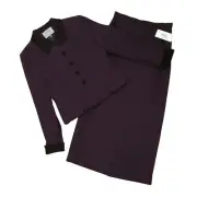 NWT Kasper Maxi Skirt Suit, Dark Maroon, Special Occasion/Party/Wedding, 2P