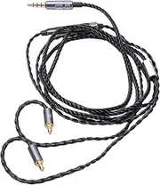 YUEHISY Replacement Cable for IE100 IE400 IE500 with Microphone, Upgrade Cord for Sennheiser, 3.5mm Jack, 3.94ft, for Earphones