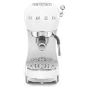 Smeg 50's Retro Style Espresso - White. ECF02WHAU