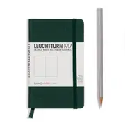 Leuchtturm1917 Agenda Notebook Pocket A6 Plain - Linen Green