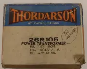 Thordarson Power Transformer Never Used Isolation 115 Volts 26R105