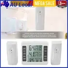 LCD Fridge Thermometer Digital Freezer Alarm Gauge Monitor 2 Sensors Wireless AA