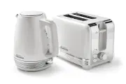 Sunbeam The Chic Collection Breakfast Toaster & Kettle White PUM3510WH