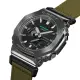 【CASIO 卡西歐】八角形農家橡樹帆布錶帶系列/G-SHOCK金屬錶殼款/45mm(GM-2100CB-3A)