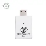 ♞,♘適用於 DC DREAMCAST 控制台的 SEGA DREAMCAST 和 CD 的 SD/TF 卡適配器讀卡器