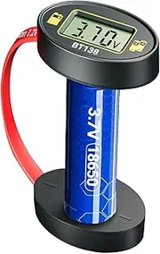 Battery Capacity Tester | Magnetic Battery Meter Analyzer Monitor,Battery Testers for All Types of Batteries, AA, C, D, 9V Household Monitor Meter for Capacity Detection