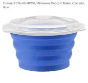 Cuisinart CTG-00-MPMB, Microwave Popcorn Maker, One Size, Blue