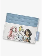 Loungefly Disney Princesses Watercolor Portrait ID Holder - New, With Tags