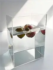 Acrylic Props Shooting Tray, Acrylic Five-Sided Box Transparent Storage Display Shooting Prop One-Piece Design Multiple Sizes(40x35x40cm/15.7x13.7x15.7in)
